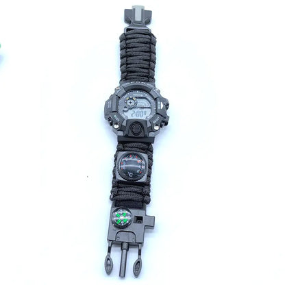 Multifunctional Outdoor Compass Watch with Survival Tools by Anti Spier