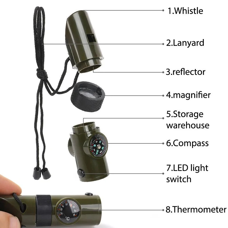 Multi-Functional Whistle by Anti Spier