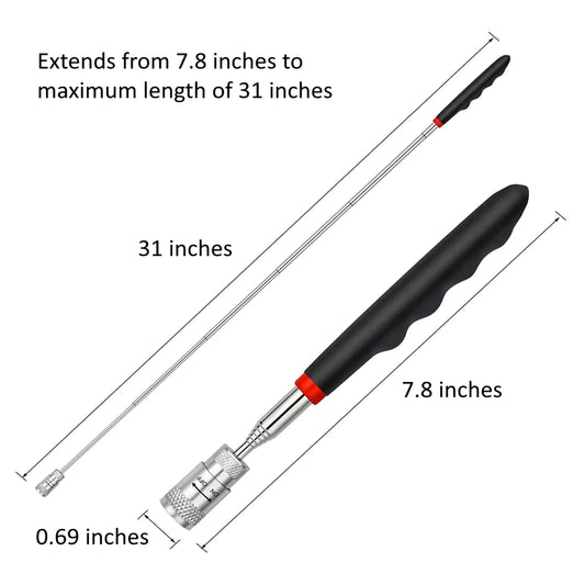 Magnetic Pick Up Tool with LED Light (2-Pack) by Anti Spier