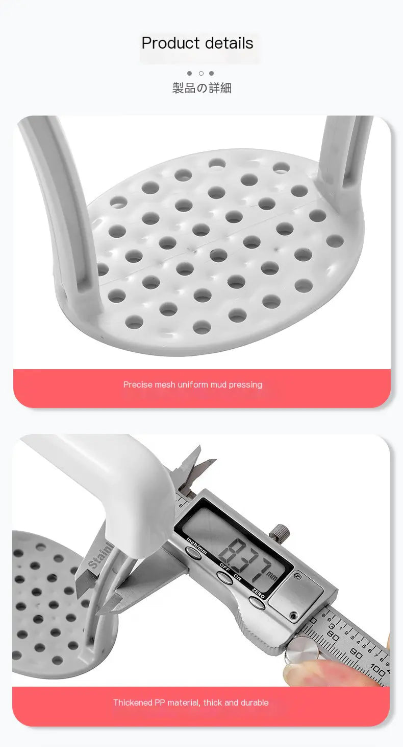 Plastic Potato Masher by Anti Spier