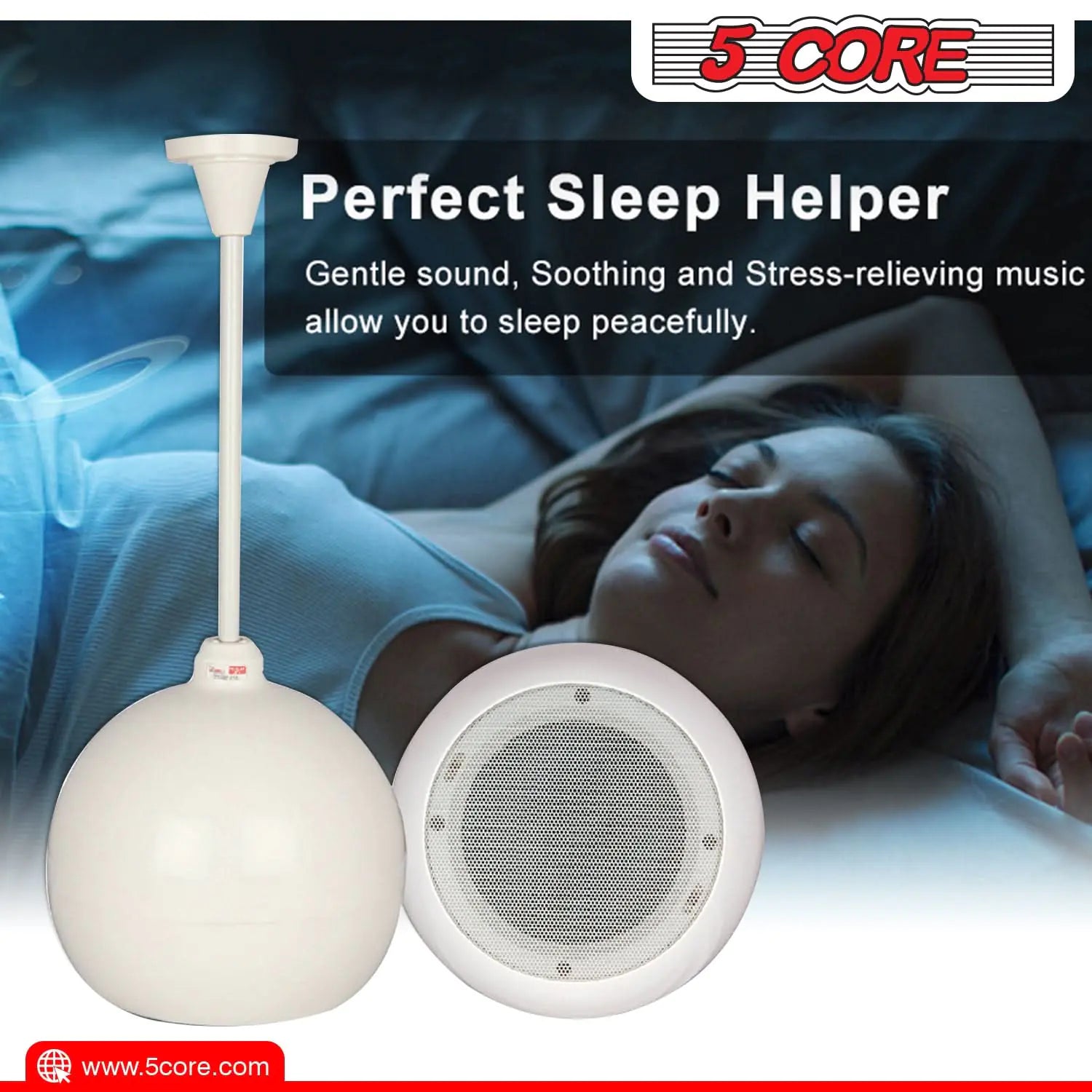 5Core Pendant Hanging Wall Speaker 15W Commercial Ceiling Mount speakers 8 Ohm Office Home Restaurant by Anti Spier