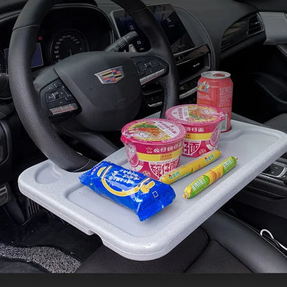 Car Portable Dining Table Car Steering Wheel Tray by Anti Spier