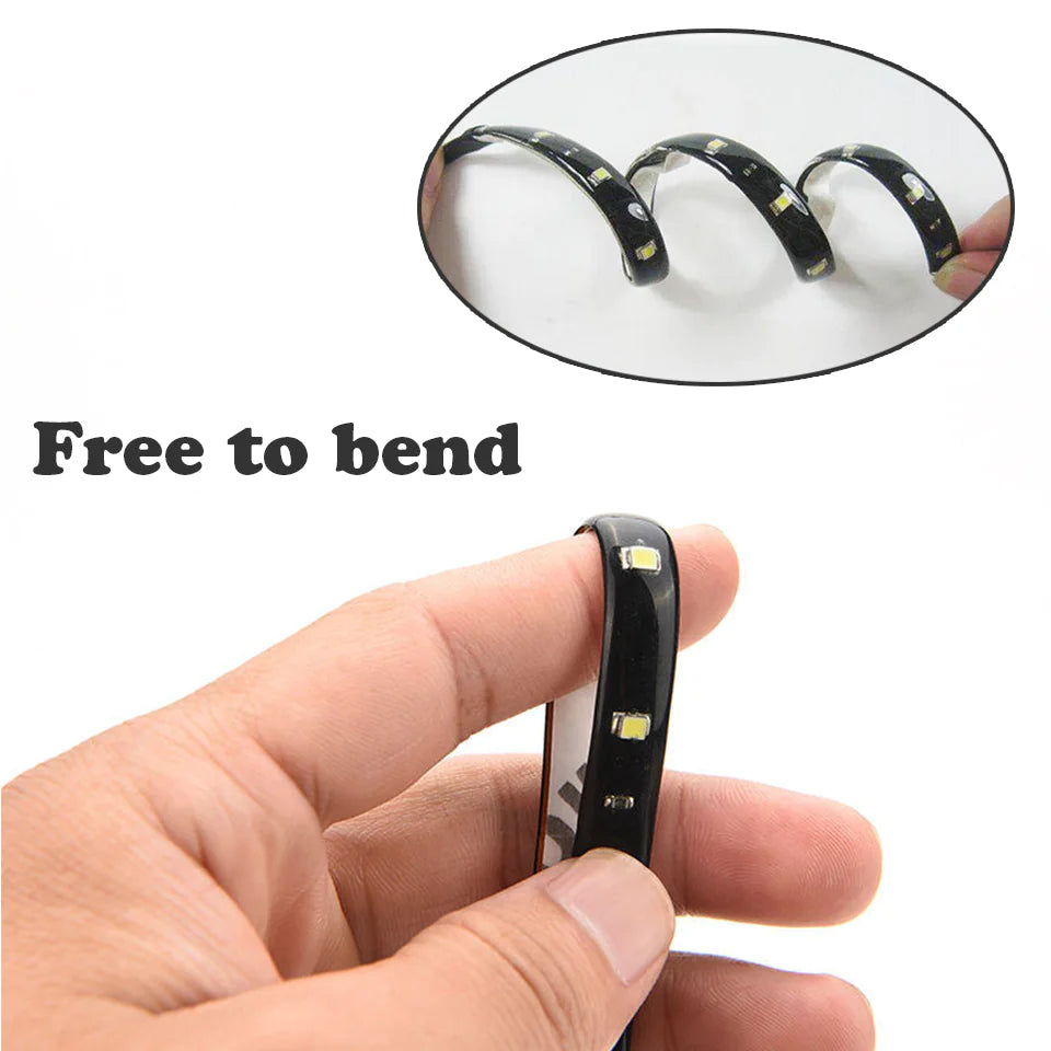 Lot Waterproof 12''/15 DC 12V Motor LED Strip Underbody Light For Car Motorcycle by Anti Spier
