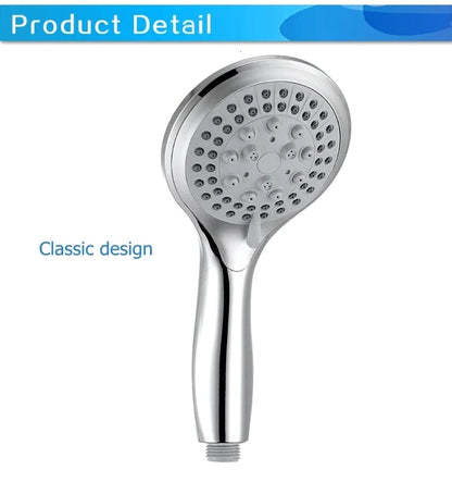 High Pressure Shower Head 5 Settings Handheld Shower Heads Spray With 5 FT Hose by Anti Spier