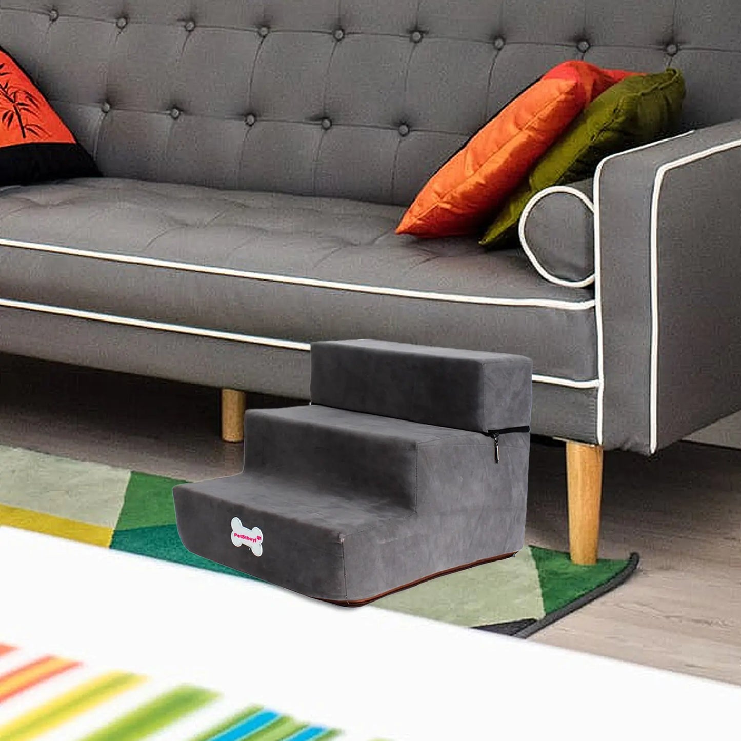 Foldable Anti-Slip Dogs Bed Stairs by Anti Spier