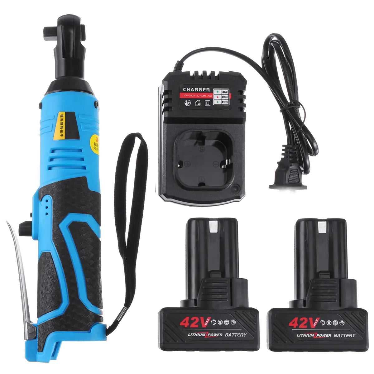 Electric Wrench 3/8" Cordless Ratchet 42V by Anti Spier