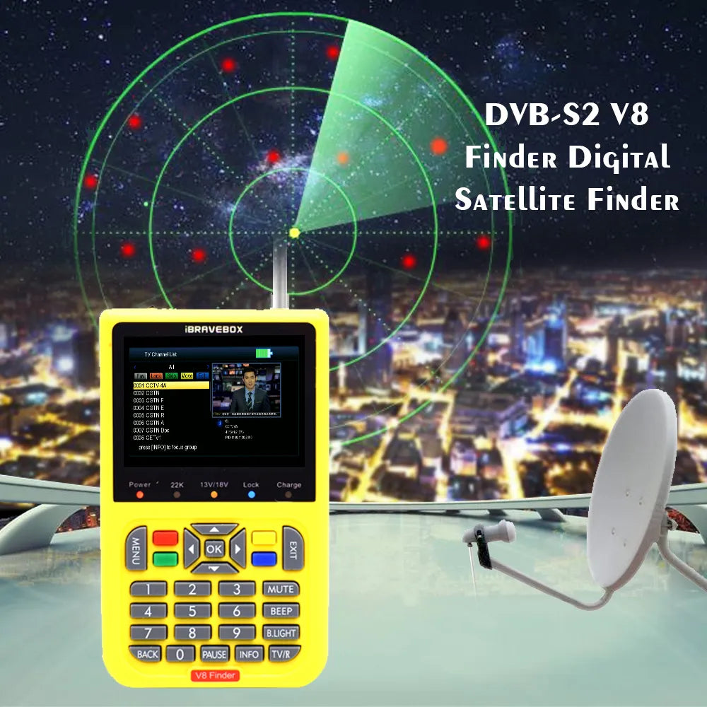 HD Satellite Finder IBRAVEBOX V8 Finder by Anti Spier