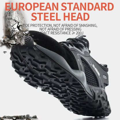 Anti-collision and Anti-smashing Breathable Safety Shoes by Anti Spier