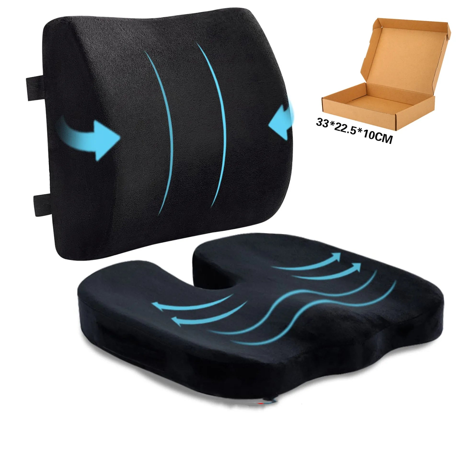 Ergonomic Office Chair Hip Cushion by Anti Spier