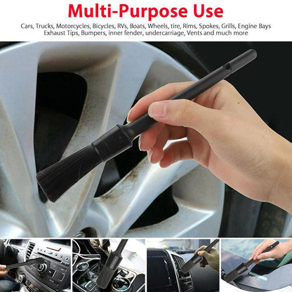 5PC Car Detailing Brush Kit Boar Hair Vehicle Auto Interior For Wheel Clean Sets by Anti Spier