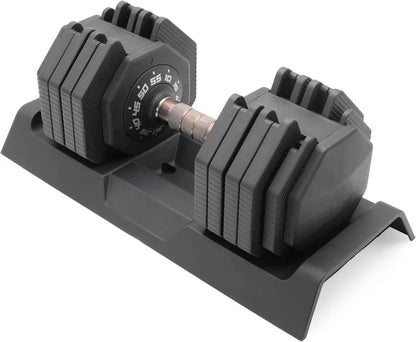 Adjustable Dumbbell with Rotating Handle for Weight Lifting and Fitness by Anti Spier