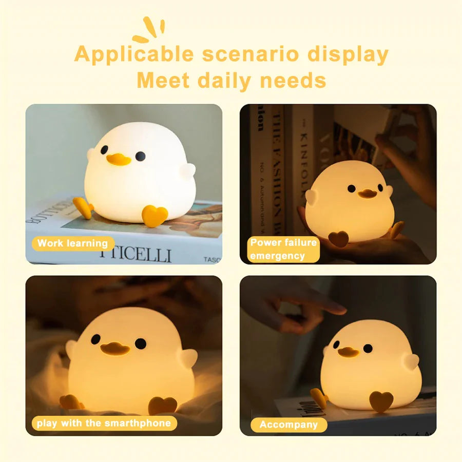 Doudou Duck Silicone Night Light by Anti Spier