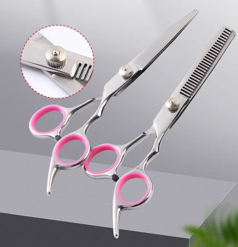 Pet Dog Grooming Scissors Stainless Straight Curved Thinning Shears Trimmer Kits by Anti Spier