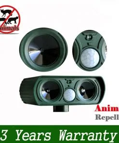 Ultrasonic Solar Animal Repellent by Anti Spier