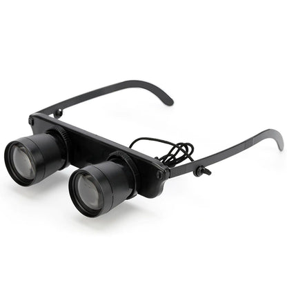 Binocular Glasses Hands Free Professional Hands Free Binocular Glasses for Fishing Bird Watching Sports Concerts Theater Opera TV Sight Seeing Binocular Glasses and Opera Glasses by Anti Spier