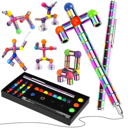 Multifunctional Deformable Magnet Fidget Pen by Anti Spier