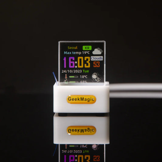 Mini Transparent WiFi Weather Clock by Anti Spier