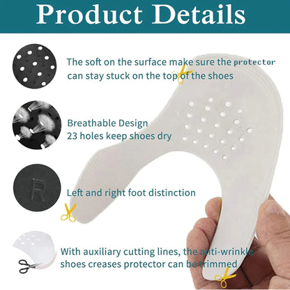 5 Pairs Shoe Protector Anti Crease Force Fields Cover Toe Cap Creasing Decreaser by Anti Spier