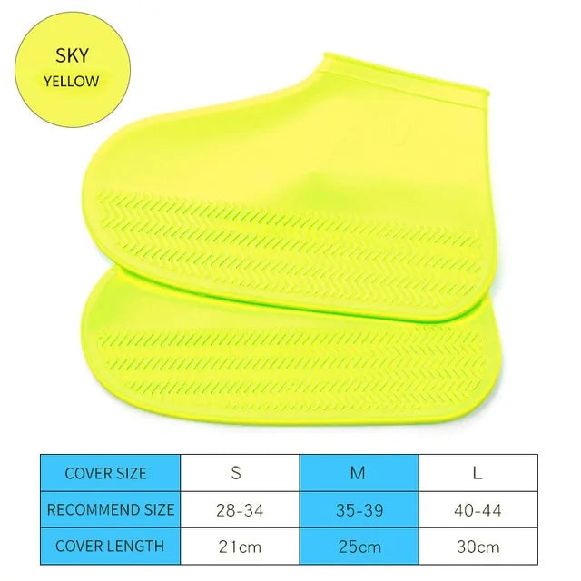Waterproof Shoe Cover Silicone Boots by Anti Spier