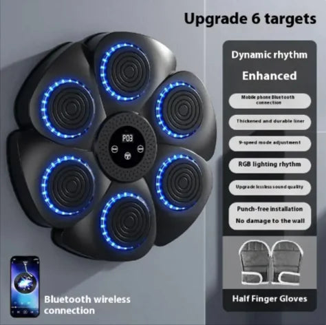 Smart Bluetooth Wireless Boxing Fitness Kit – Home Exercise Equipment by Anti Spier
