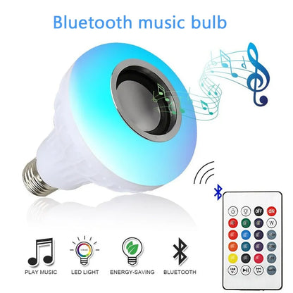 LED Bulb RGB Light Wireless Bluetooth Audio Speaker by Anti Spier