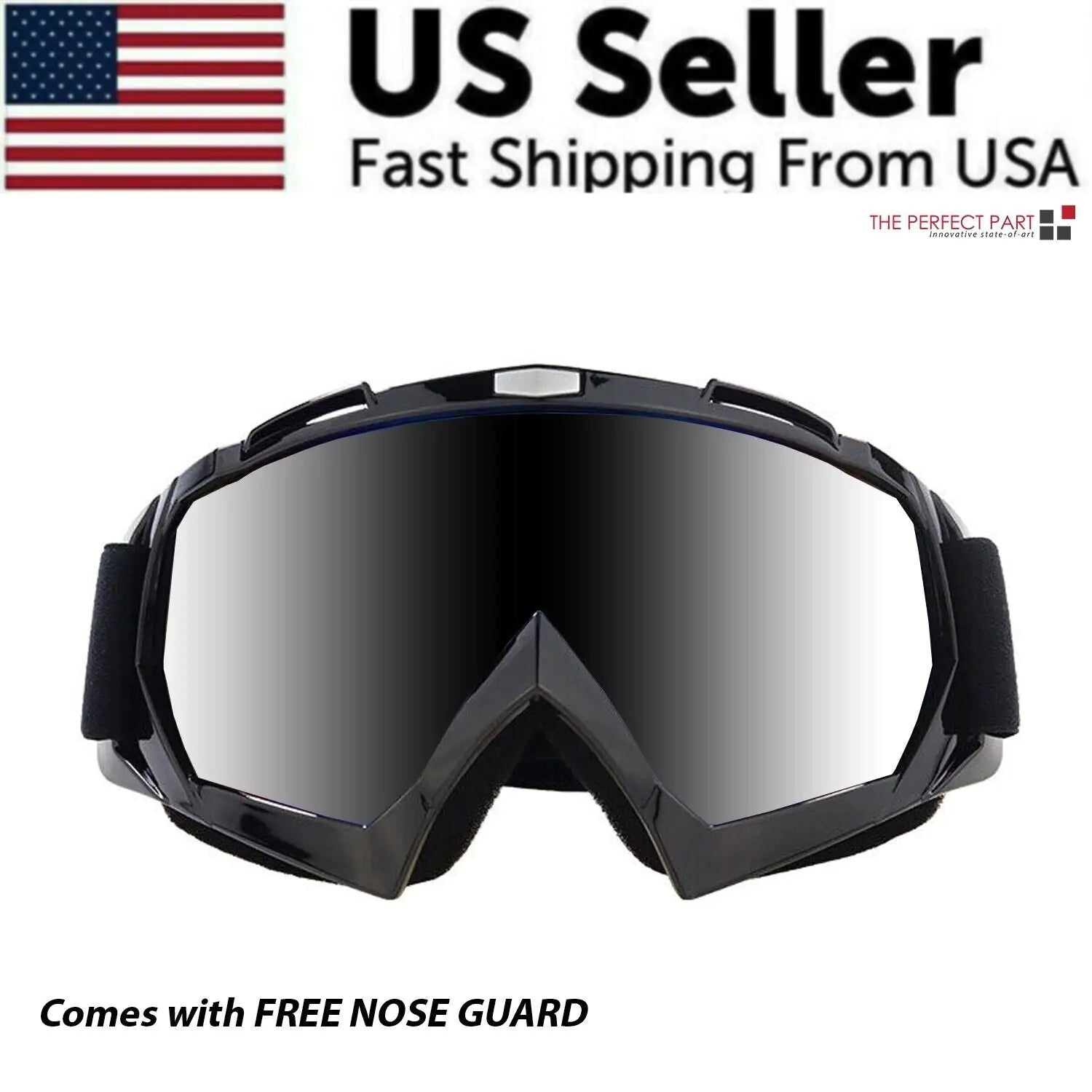 Motocross Goggles Racing Off-Road Dirt Bike ATV UTV BMX MX XC Motorcycle Eyewear by Anti Spier