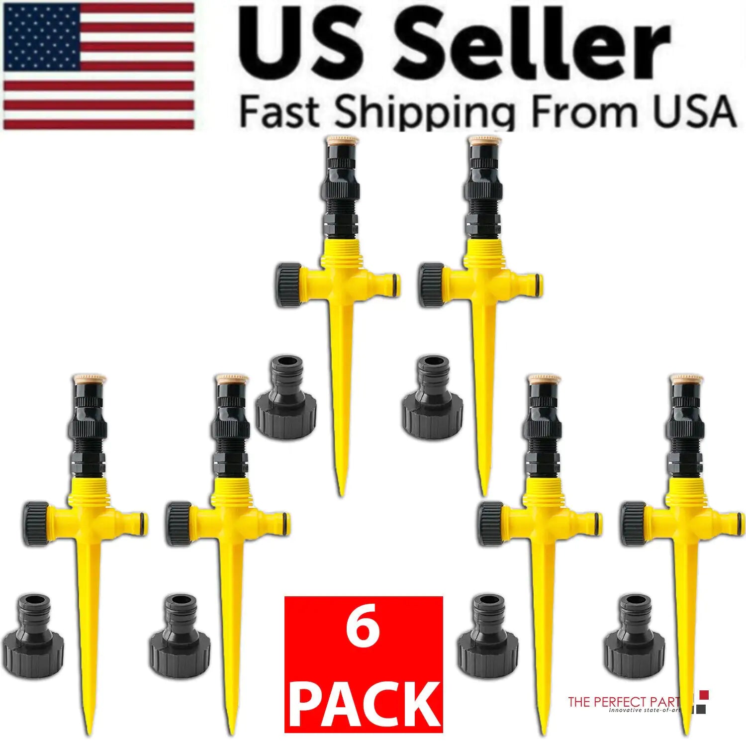 360° Rotation Auto Irrigation System Garden Lawn Sprinkler Patio Save Water USA by Anti Spier