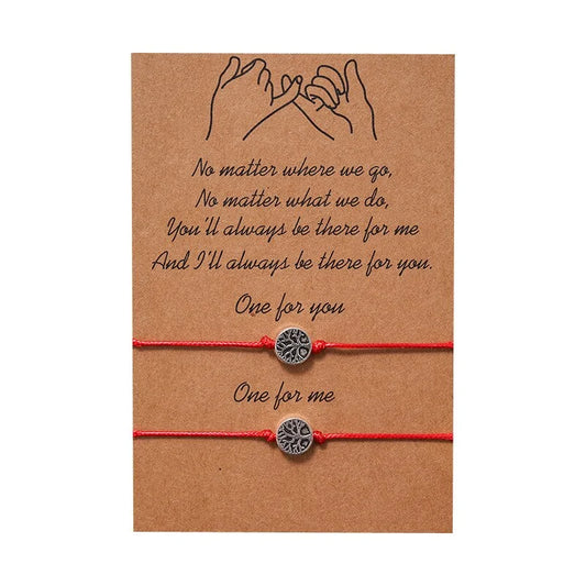 Tree of Life Adjustable Bracelet Set: Best Friends Forever Fashion Jewelry by Anti Spier