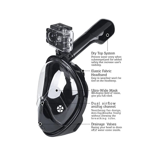 Full Face Snorkel Mask by Anti Spier