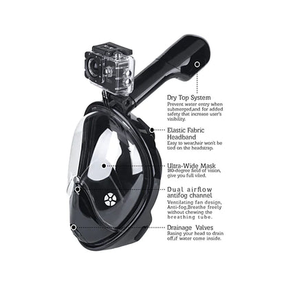 Full Face Snorkel Mask by Anti Spier