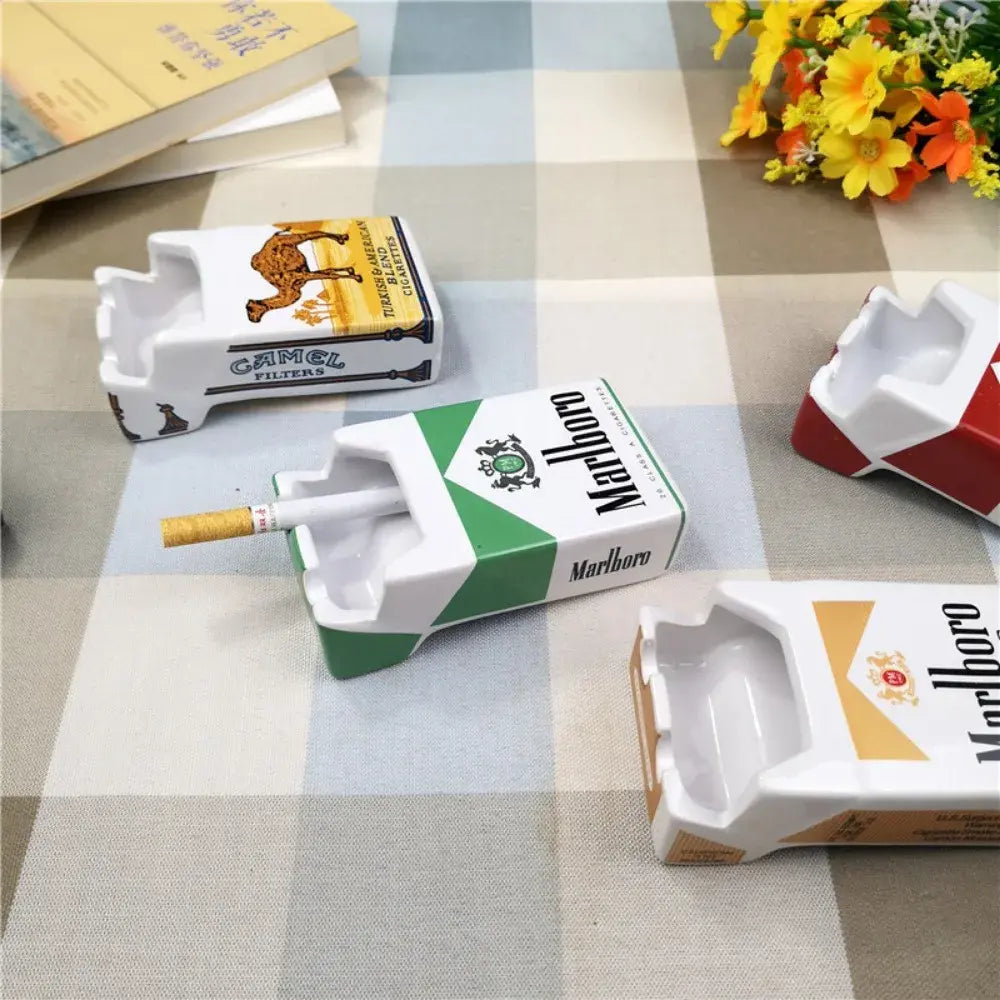 Retro Ceramic Cigarette Case Ashtray by Anti Spier