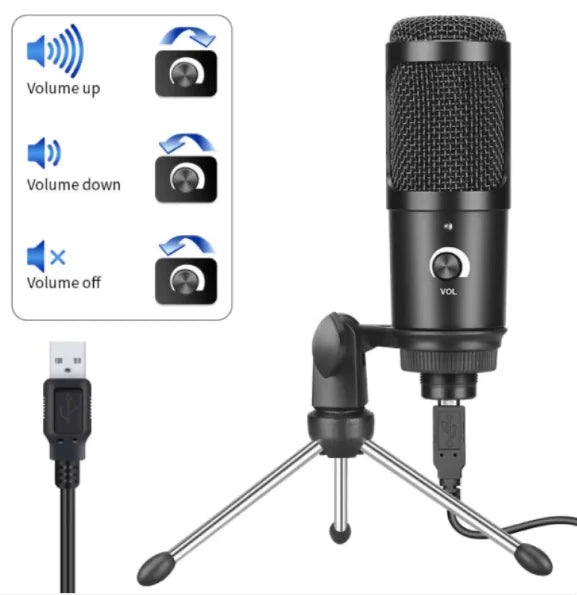 USB Microphone for laptop and Computers for Recording by Anti Spier