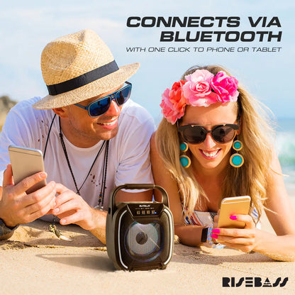 8" 600 watt Speaker - Portable Wireless Bluetooth Speaker with TWS Function by Anti Spier