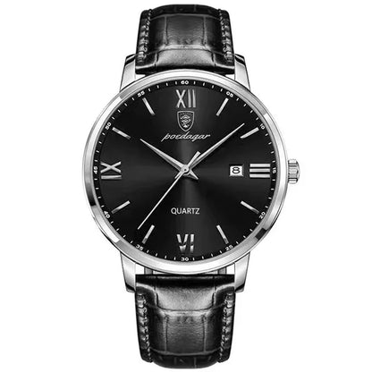 Leather Men Quartz Luxury Watches by Anti Spier