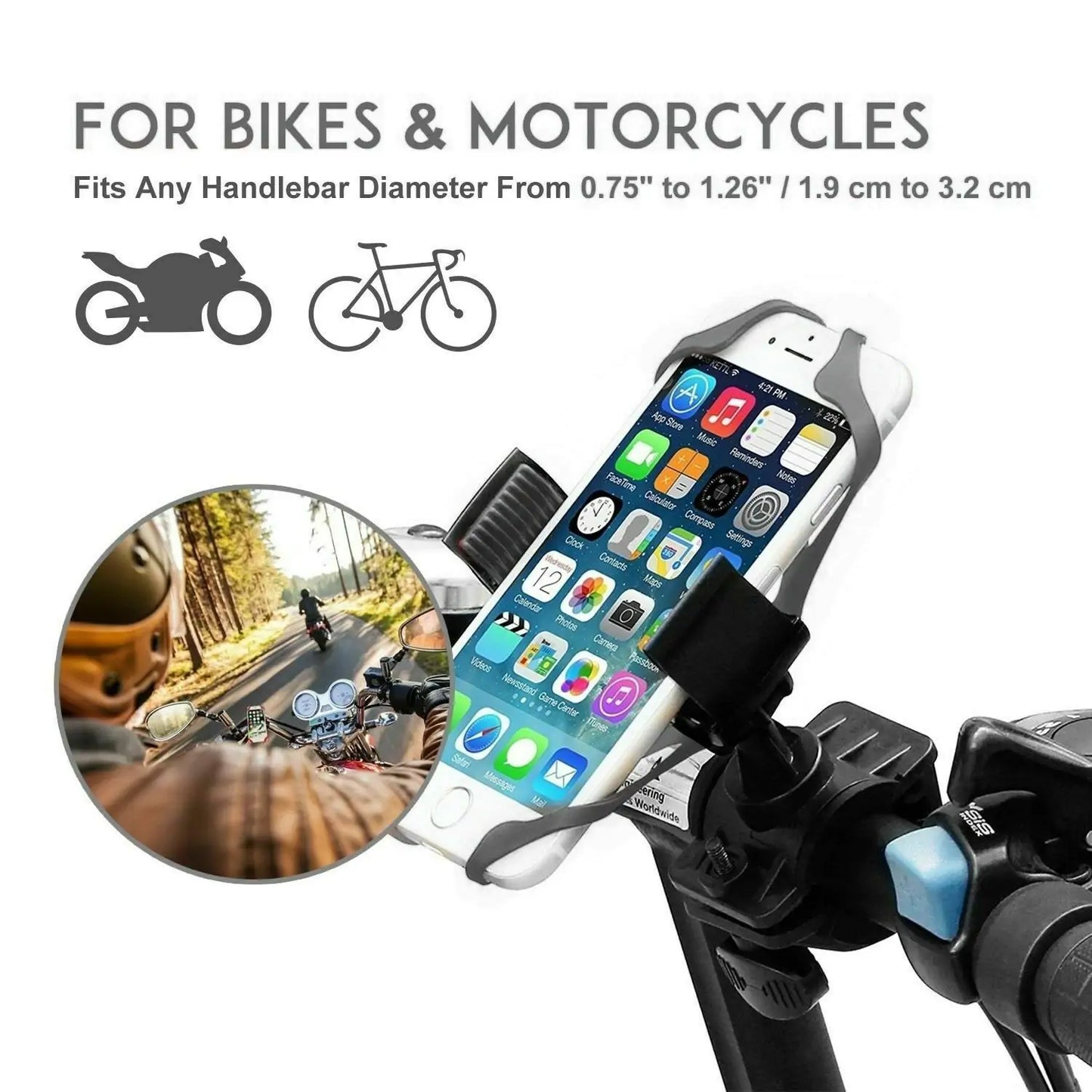 Universal Bike Phone Mount by Anti Spier