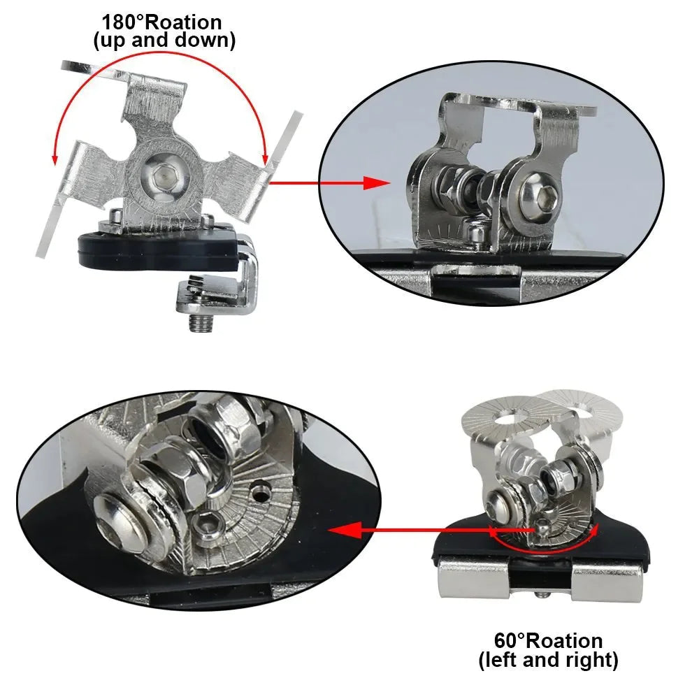 2PCS Pillar Hood Led Work Light Bar Mount Bracket Clamp Holder Offroad Universal by Anti Spier