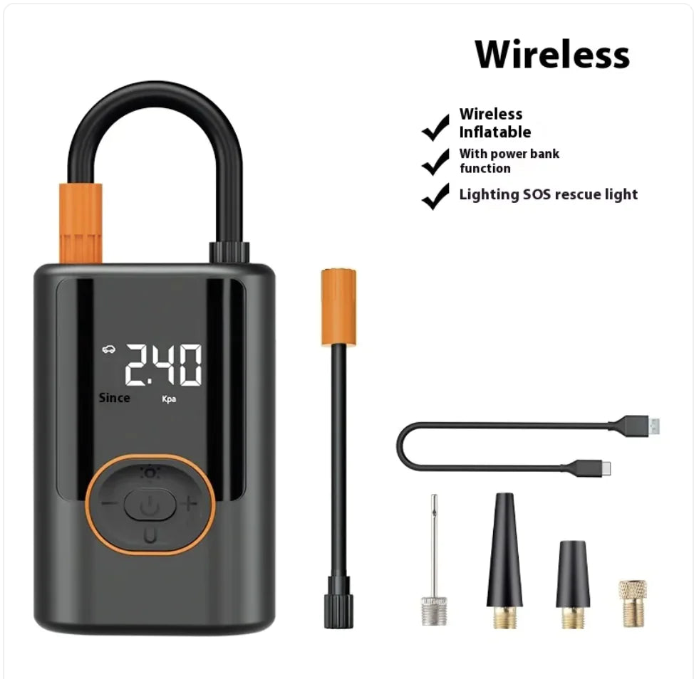 High-Pressure Car Inflator with Fast Charging by Anti Spier
