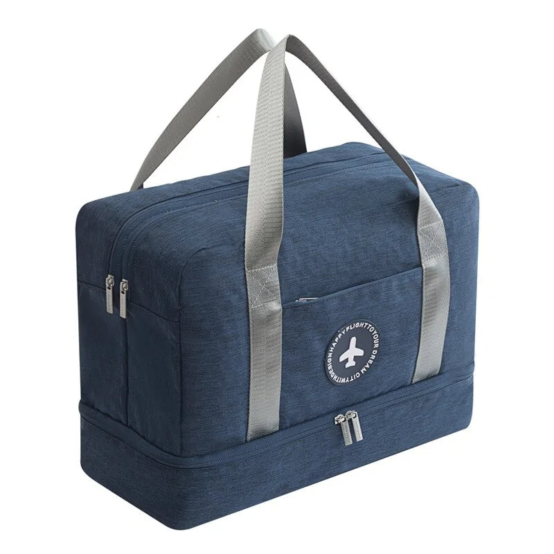 Waterproof Gym and Beach Bag with Wet/Dry Compartments by Anti Spier