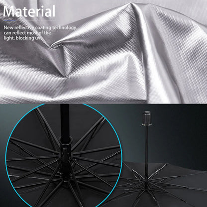 57" Car Windshield Sun Shade Foldable Umbrella Front Window Cover Visor Umbrella by Anti Spier