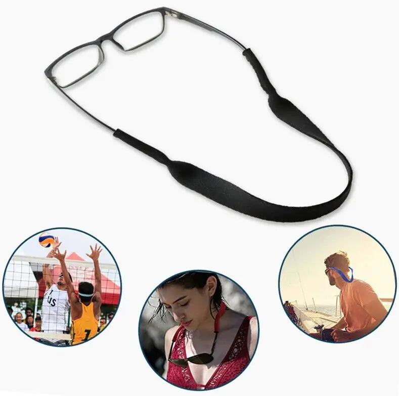4-Pack Sports Sunglasses Neck Cord Strap Eyeglass Glasses String Lanyard Holder by Anti Spier
