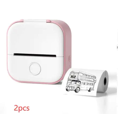 Portable Mini Thermal Label Printer Home Photo Printer Student Wrong Question Printer Bluetooth Mini Label Printer Price Tag by Anti Spier