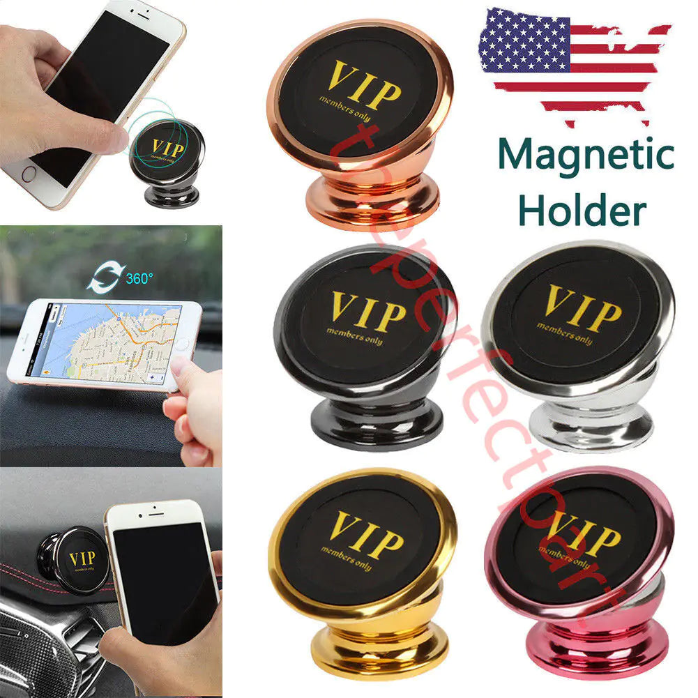 360 Degree Magnetic Car Dash Mount Ball Dock Holder For Phone Tablet Universal by Anti Spier