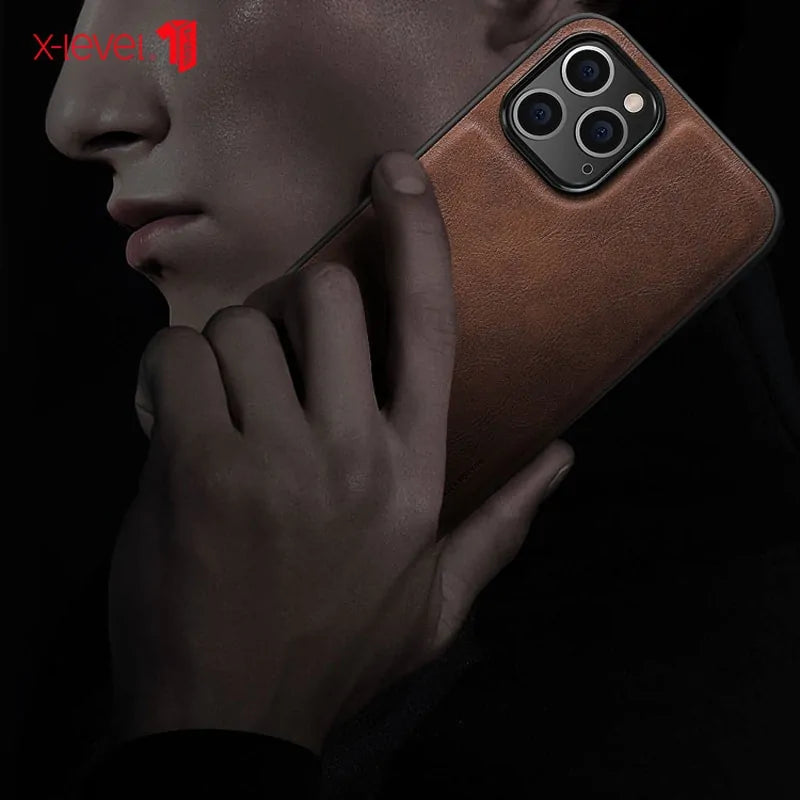 Leather iPhone Case by Anti Spier