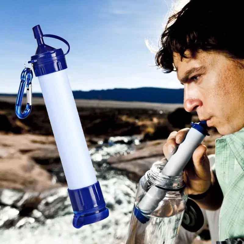 Portable Outdoor Survival Water Life Straw by Anti Spier