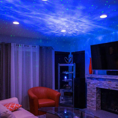Alexa Compatible Laser Projector w/LED Nebula Cloud for Game Rooms, Home Theater, or Night Light Ambiance by Anti Spier