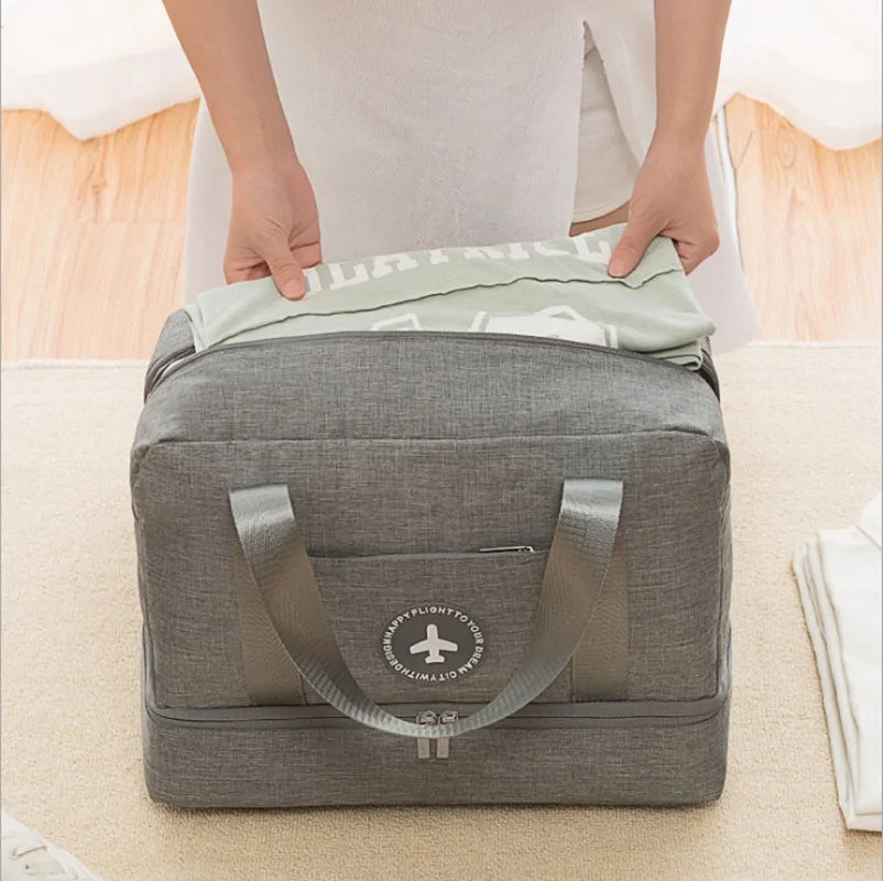 Waterproof Gym and Beach Bag with Wet/Dry Compartments by Anti Spier