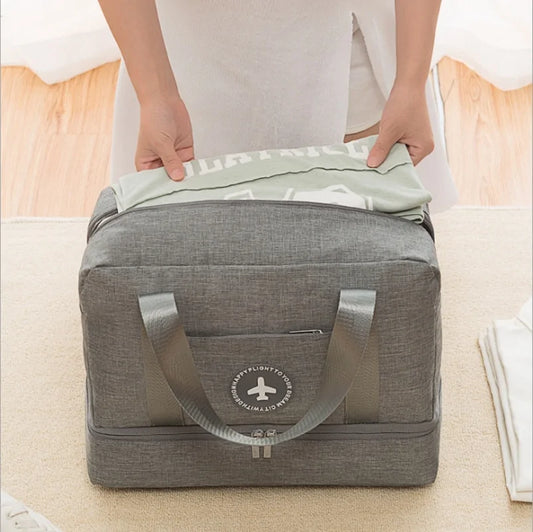 Waterproof Gym and Beach Bag with Wet/Dry Compartments by Anti Spier