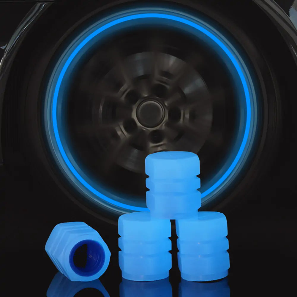 Luminous Tire Valve Stem Cap by Anti Spier