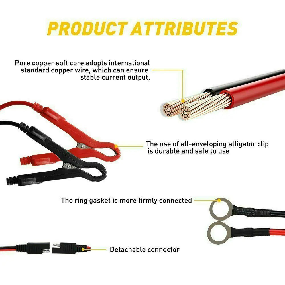 1500mAh Automatic Smart Battery Charger 12V Portable Car Auto Trickle Maintainer by Anti Spier