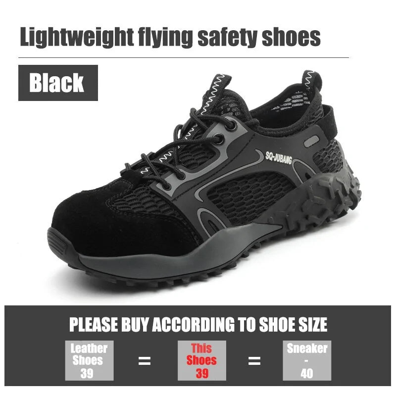 Anti-collision and Anti-smashing Breathable Safety Shoes by Anti Spier